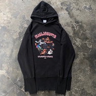 Vetements Cartoon Hoodie scnd prlvd Oversized Hoodie Black