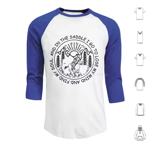 Ride A Horse And Into The Saddle I Go To Lose My Mind And Find My Soul Hoodie Cotton Long Sleeve Rid