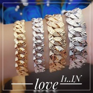 gelang sisik naga perhiasan lapis emas 18k xuping lapis emas / sisik naga 99 klasik