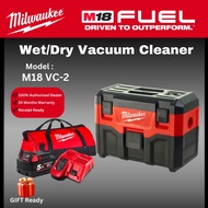 Milwaukee M18 Wet/Dry Vacuum SET / M18 VC-2 Vacuum / Milwaukee Cordless Vaccum / Jobsite Vaccum