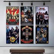 Guns N Roses Rock Band Poster Prints Wall Sticker Painting Bedroom Living Room Decoration Office Hom