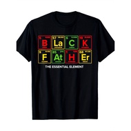 [ Cotton Fathers Day Tee] Cotton Fathers Day Juneteenth Black Father T-Shirt - The Essential Element
