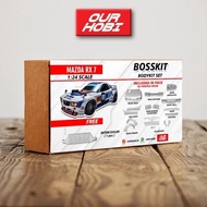 Body Kit Transkit Model Kit Fujimi Tamiya Aoshima Mazda RX7 Pandem Boss Convert 1/24