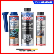 (3 IN 1 ADDITIVES) Liqui Moly ENGINE FLUSH + MOS2 OIL ADDITIVE + INJECTION CLEANER 20810+2591+2252