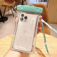 GreenHouse [การจัดส่งที่รวดเร็วจากประเทศไทย] ซองกันน้ำ มาพร้อมสายคล้องแขน waterproof pouch for iPhone Samsung Vivo OPPO Xiaomi Realme
