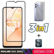 3 INC PACKAGE 1 Tempered Glass REALME C31 Anti-Scratch Glass