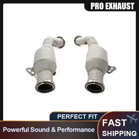 PRO for Benz AMG W205 C43 E43 3.0T 304 Stainless Steel Heat Shield with Catalyst Downpipe Tuning Exh