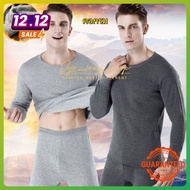 Long Johns Hittech Men's Winter Suit 350g Set Of Shirt And Pants Navy Collar/Turtleneck Suitable For