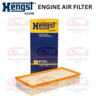 HENGST GERMANY ENGINE AIR FILTER PORSCHE CAYENNE 955 (9PA) (92A) (9YA) 2.0 3.2 3.6 4.1 4.5 4.8