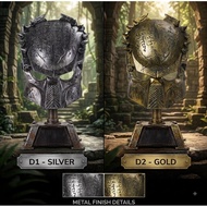 Gladiator Predator Mask Metal Finish - Ancient Warrior Alien Cosplay Helmet |