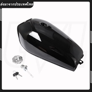 9L 2.4 Gal รถจักรยานยนต์การใช้น้ํามันถังแก๊ส Cafe Racer Vintage พร้อมหมวก Fit สําหรับ Honda CG125