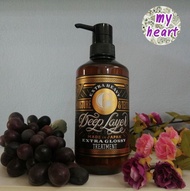 Deep Layer Extra Glossy Shampoo/Treatment แชมพู ทรีทเม้นท์ สำหรับผมแห้งเสีย เหมาะกับผมเส้นใหญ่