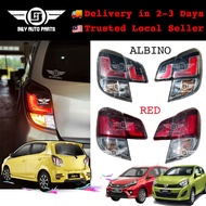 B&Y Toyota Wigo Daihatsu Ayla Agya Tail Lamp Perodua Axia 2014-2021 Albino Red Lampu Brek Brake Led