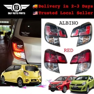 B&amp;Y Toyota Wigo Daihatsu Ayla Agya Tail Lamp Perodua Axia 2014-2021 Albino Red Lampu Brek Brake Led