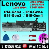 聯想 Lenovo L20C3PD4 L20M3PD4 原廠電池 E14-Gen3 E15-Gen3 E14-Gen4