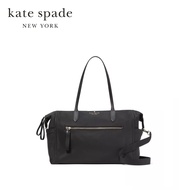 Kate Spade New York กระเป๋าเดินทางรุ่น Chelsea Nylon Large Weekender KC525 001 สีดำ