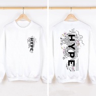 HYPE CNY SEASONAL TWISTED  2 COD mens and womens short sleeved sweatshirt  top cotton sweatshirt