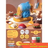 Deli Children's Ice Cream Machine Colored Clay Handmade Toy Set CreativediyPlasticene Noodle Maker Clay Mold