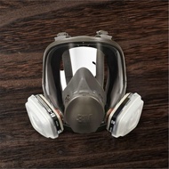 Complete 6800 Gas Mask - Filter, Filter & Full Filter Cover, Genuine Embossed 3M Logo