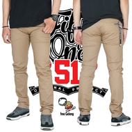 FIFTY ONE DENIM 51 - Men's Slim Fit Stretch Chino Pants Original Fiftyone Casual Formal