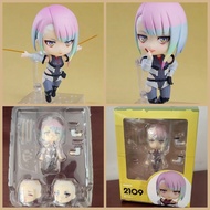 Nendoroid versi Q Cyberpunk # 2109 Cyberpunk: Edgerunners Lucy Figura Aksi Hiasan Figura Berbingkai