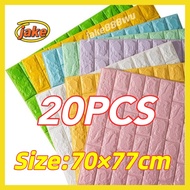 20pcs bundle Big size 70X77cm PE Foam 3D WallPaper Brick safety Waterproof Self Adhesive Wallpaper