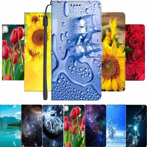 Leather Case For Realme 15 Pro Phone Case Magnetic Book Cover For Realme P3 Ultra C71 4G Flip Wallet