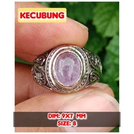 Natural stone agate ring Indonesian stone.33 agate crystal stone