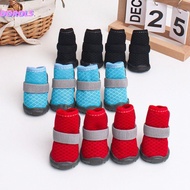 DOROLS Dog Shoes, Breathable Wear-resistant Dog Boots, Mesh Non-slip Anti-Dirt Pet Shoes for Small D