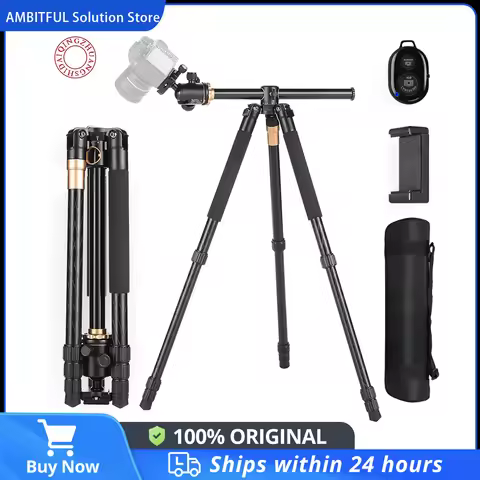 QZSD Q999H New Professional Aluminum Portable Travel Video Camera Tripod and Head SLR Digital SLR Ca