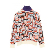 【二手】Prada PRADA 針織幾何圖案 P26474 多色羊毛羊絨幾何圖案針織女裝全新未使用