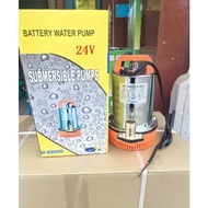 COD สแตนเลส ปั๊มจุ่ม 1นิ้ว24V 500W มอเตอร์ทองแดงแท้ 100% ไดโว่ เจ้าพระยา แรงดันสู แบตเตอรี่ ไดร์โว่ด