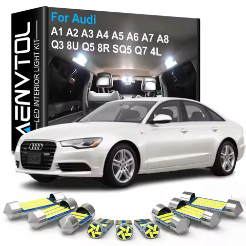 Car LED Interior Light Canbus For Audi A3 8P 8V 8L A4 B5 B6 B7 B8 A5 8T A6 C5 C6 C7 A7 A8 D2 D3 A1 8