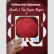 Saffron Iran Bahraman Red Gold Top Super Negin Grade 1 (3gr-10gr)