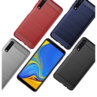 Anti-Cracking Casing for Samsung Galaxy A6 A9 A8 Plus A7 2018 J3 J7 J2 Pro J4 Prime/Plus J6 J7 J8 2018 J7 A7 A5 2017 Xcover6 Pro Xcover Pro 2 Soft Carbon Phone Case