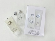 🇺🇸CK one凱文克萊香水4件套裝(EDT淡香水50ml+沐浴露100ml)