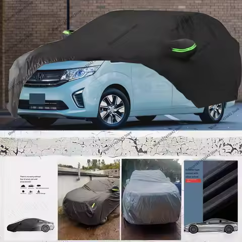 Protective Full Car Cover for Honda Stepwgn Outdoor Full Car Covers All Weather Waterproof Windproof