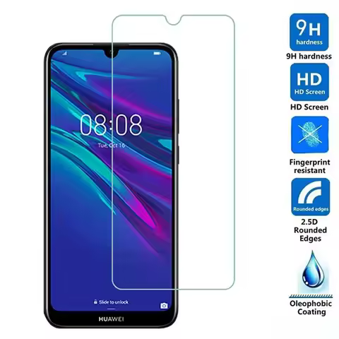 2.5D Full Glue Tempered Glass For Huawei Y6 2019 Protective Film Screen Protector for Y6 Pro 2019 MR