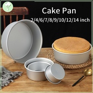 Round Cake Mold Cake Pan 4/6/8/10inch Nonstick Aluminum Alloy Baking Tray Removable Bottom Pan Cake Mould Cheesecake Pan