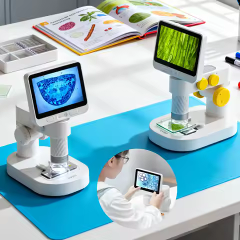 Digital Smart Microscope Built-in Screen Wireless Wifi School Lab Student Biology Science Experiment