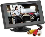 BW 4.3'' Color TFT Car Monitor Support 480 x 272 Resolution + Car Rear-View Mirror System Monitor, M