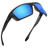 Huzzah Polarized Sport Sunglasses for Men and Women, Ideal for Driving Fishing Cycling and Running,U