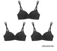(Set 3 ชิ้น) Sabina เสื้อชั้นใน (ไม่มีโครง) รุ่น Pretty Perfect รหัส SBXU8301