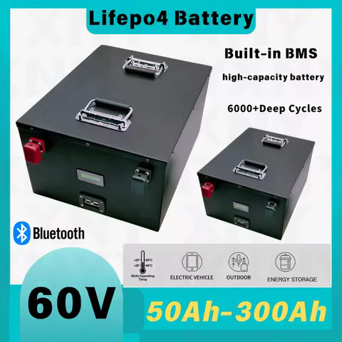 Lifepo4 Battery 20S 60V for Golf Cart EV 3KW 6KW 10KW 12KW - 50Ah 70Ah 90Ah 100Ah 150Ah 180Ah 200Ah 