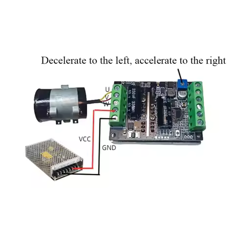 BLDC 3-Phase Motor Driver DC 12-50V 24V 36V 300W High Power PWM/DIR CW/CCW Control Industrial Autom