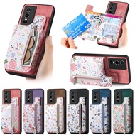 OPPO Find X8 X5 Pro Reno 14F 14 13 12 11 Pro 5G 4G Colourful Wallet Zip Phone Case Left and Right Fo