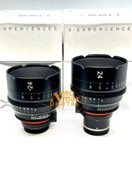 全新現貨✅Xeen 24mm T1.5 (Feet)  for Canon EF / Sony E FE / PL Mount Cinema Lens (水貨) (Brand New) Samyang Rokinon Full Frame 4K 專業電影鏡頭 (尺) ft