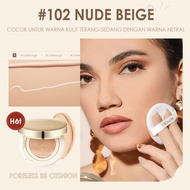 FOCALLURE Matte Poreless BB Cushion Full Coverage Soft Plant Extracts #GoldenAge