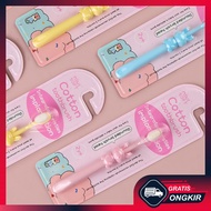 Gratis Ongkir - Sikat Gigi Anak Bulu Lembut Karakter hewan lucu / Travel Toothbrush Double Care