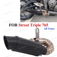 Low Mounting For Triumph Street Triple 765 765R 765RS 2017-2025 Motocycle Exhuast System 765RS Exhau